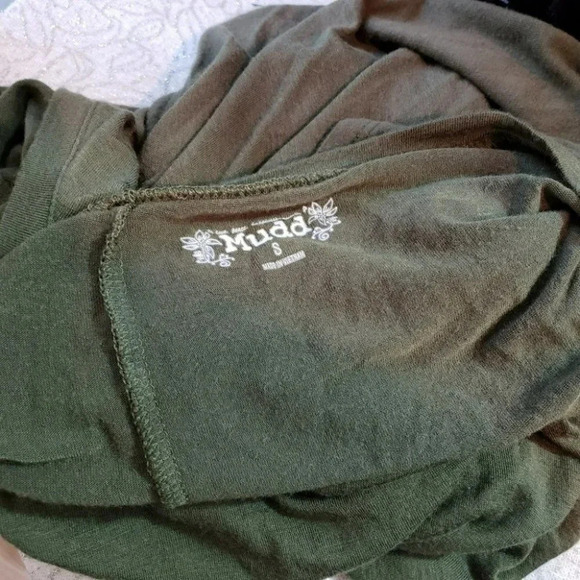 Mudd‎ Small olive Green scoop neck  tunic - Picture 4 of 4